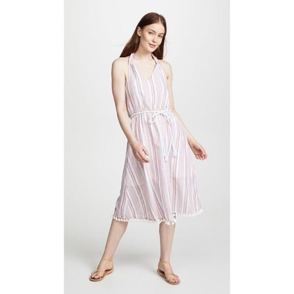 Moon‎ River Casual Halter Dress S (Belt Missing )